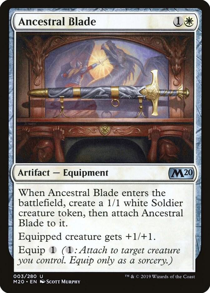 Ancestral Blade [Core Set 2020] 3