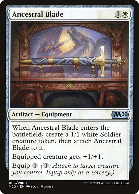 Ancestral Blade [Core Set 2020] 3