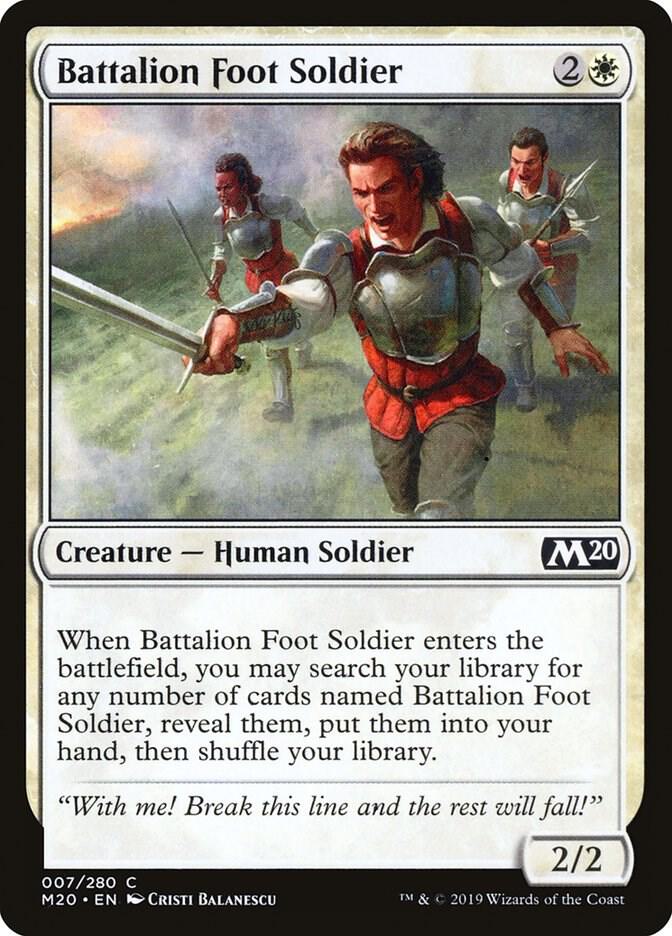 Battalion Foot Soldier [Core Set 2020] 7