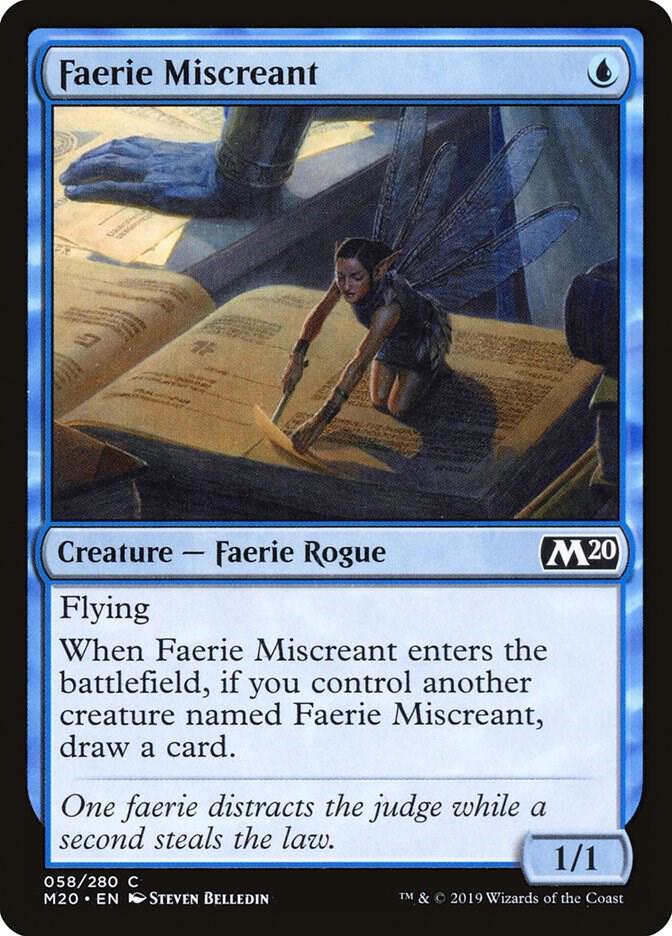 Faerie Miscreant [Core Set 2020] 58