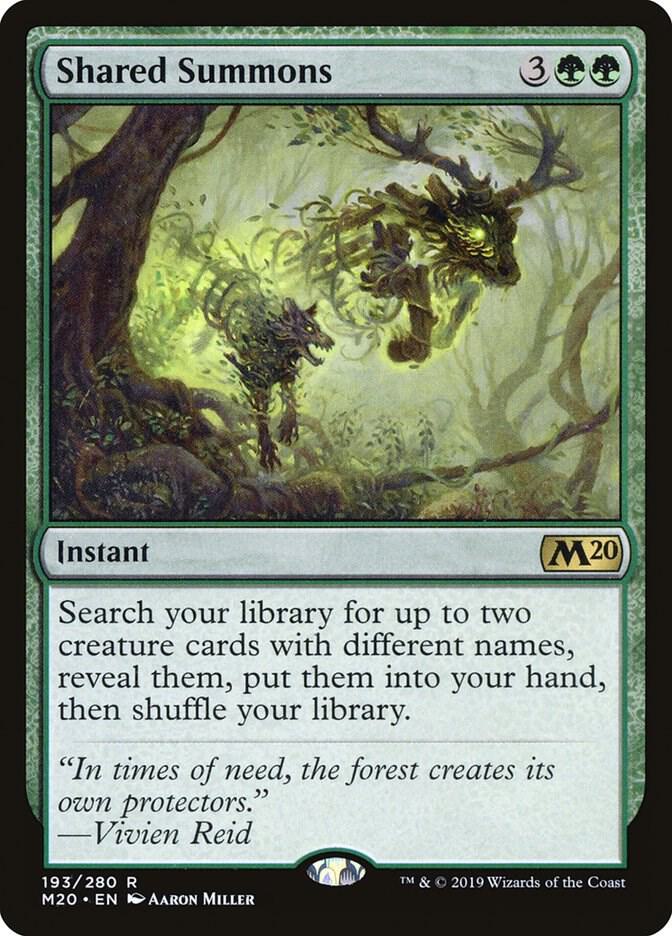 Shared Summons [Core Set 2020] 193