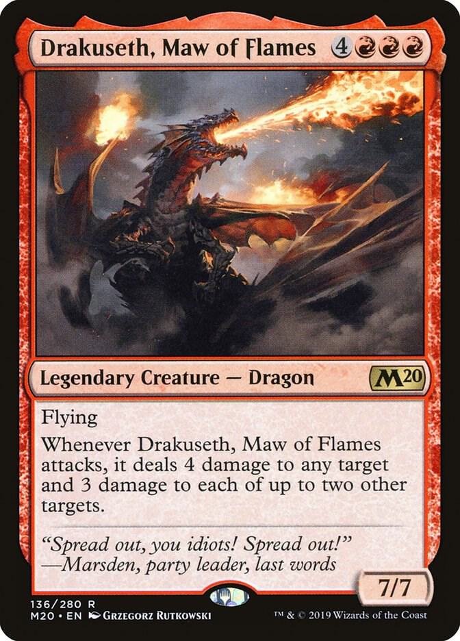 Drakuseth, Maw of Flames [Core Set 2020] 136
