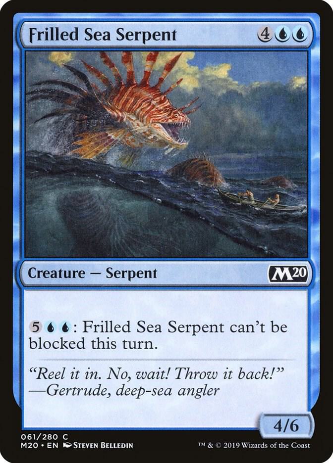 Frilled Sea Serpent [Core Set 2020] 61