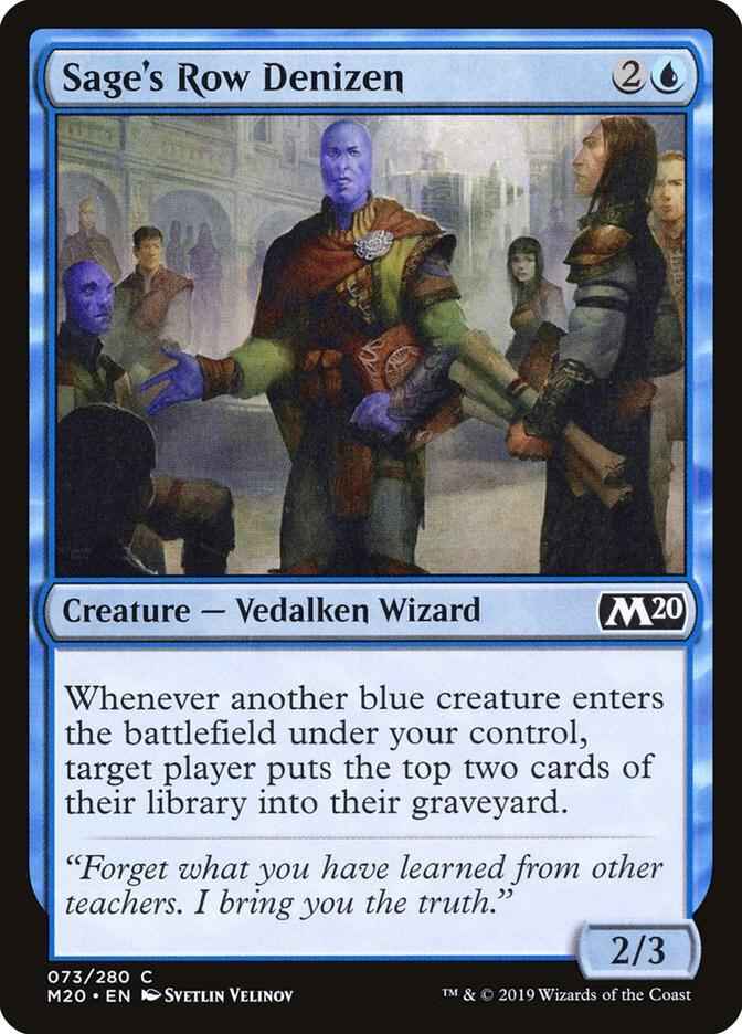 Sage's Row Denizen [Core Set 2020] 73