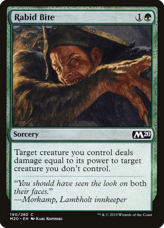 Rabid Bite [Core Set 2020] 190