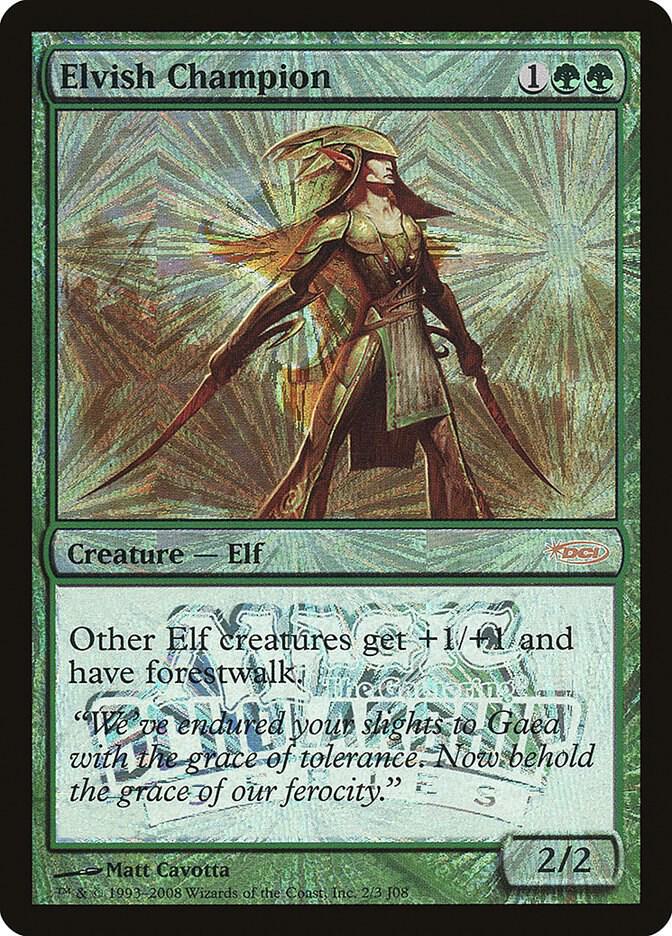 Elvish Champion (Scholarship Series) [Junior Series Promos] 2