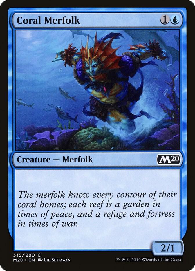 Coral Merfolk [Core Set 2020] 315