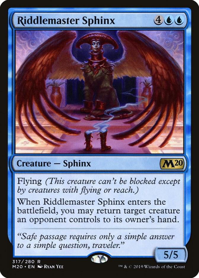 Riddlemaster Sphinx [Core Set 2020] 317