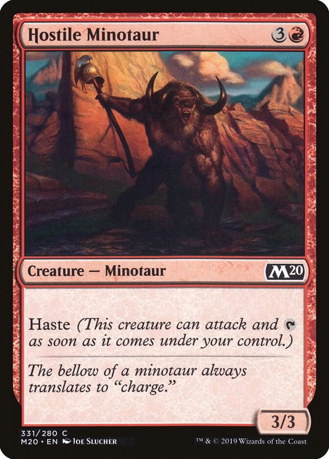 Hostile Minotaur [Core Set 2020] 331