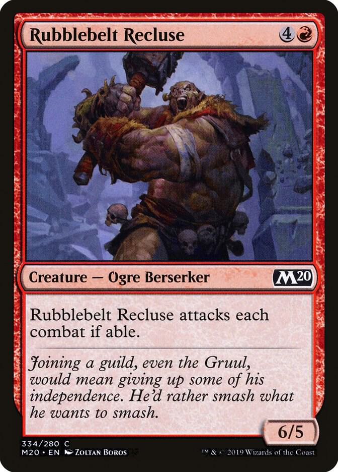 Rubblebelt Recluse [Core Set 2020] 334
