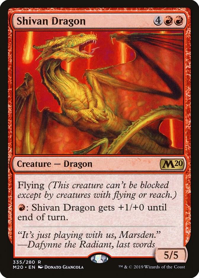 Shivan Dragon [Core Set 2020] 335