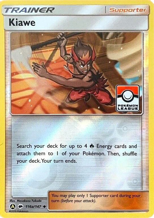 Kiawe - 116a/147 (Pokemon League) [League & Championship Cards] 116a/147