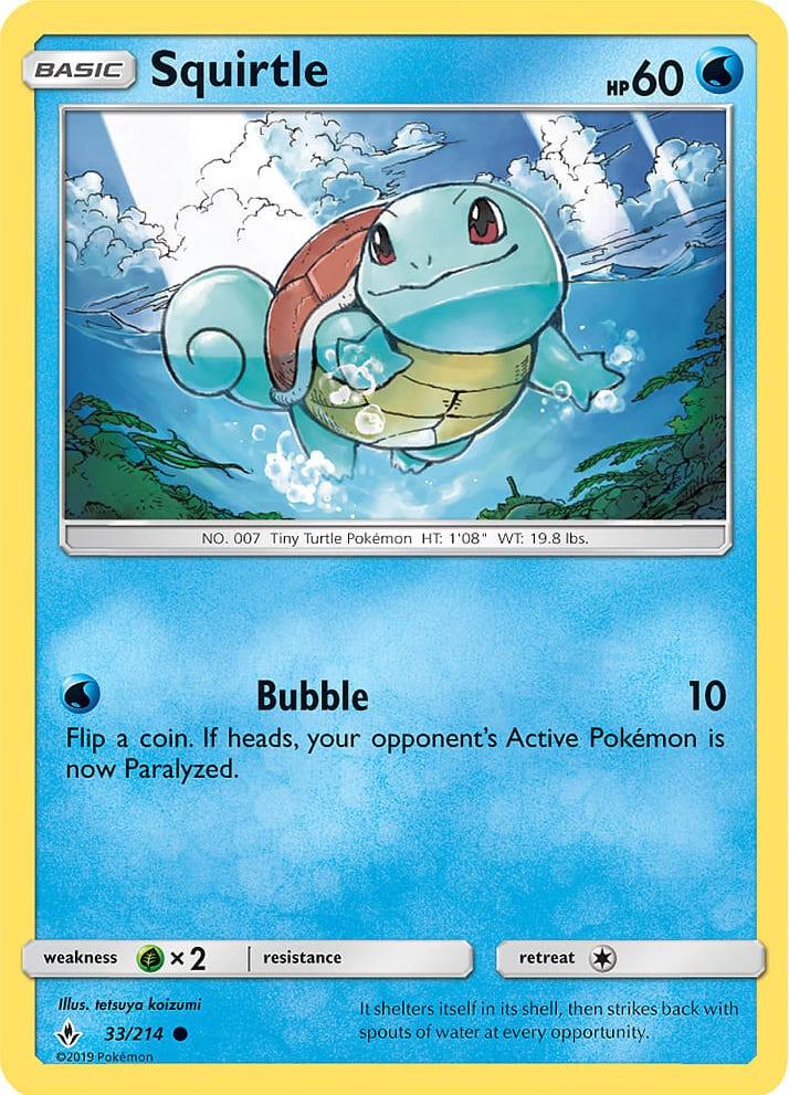 Squirtle - 33/214 (Premium Collection Promo) [Blister Exclusives] 033/214