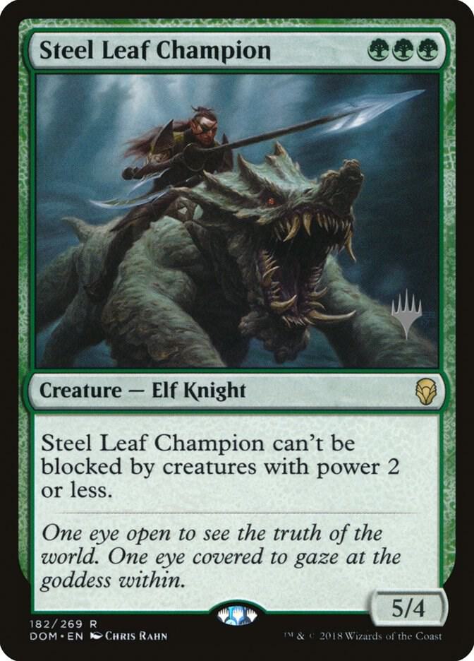 Steel Leaf Champion [Promo Pack: Core Set 2020] 182