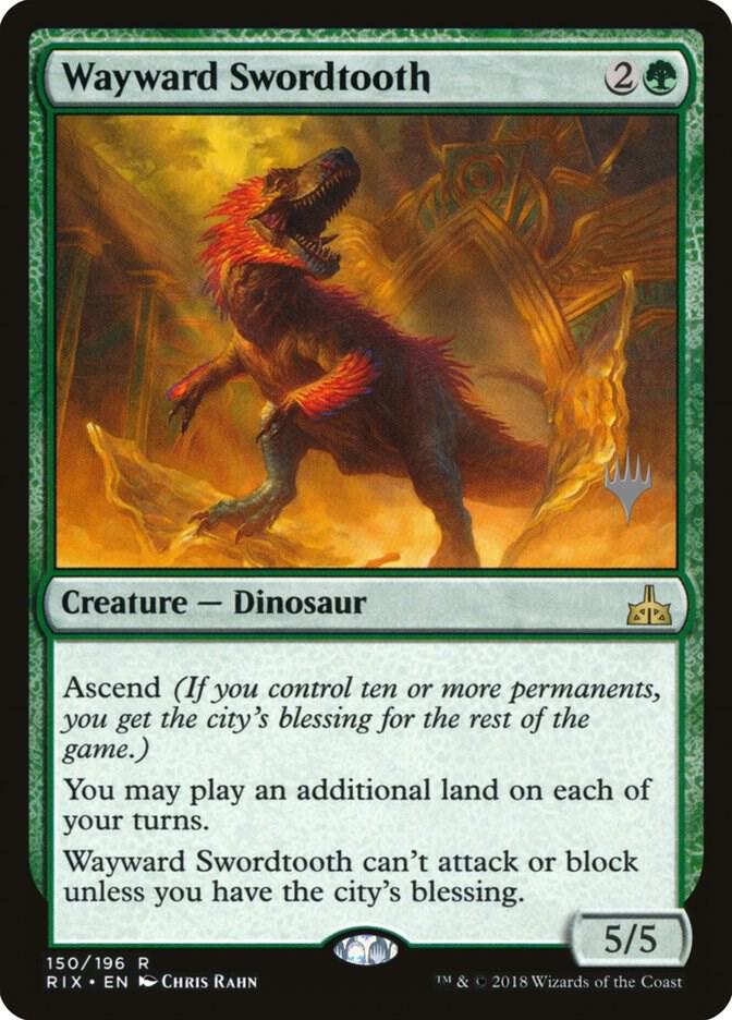 Wayward Swordtooth [Promo Pack: Core Set 2020] 150