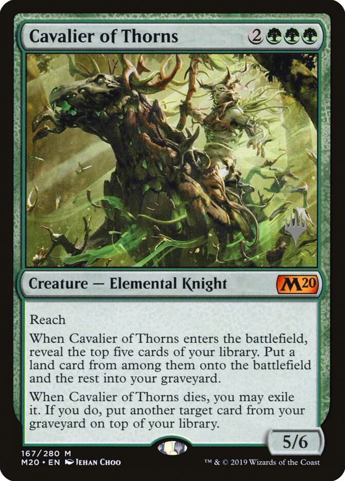 Cavalier of Thorns [Promo Pack: Core Set 2020] 167