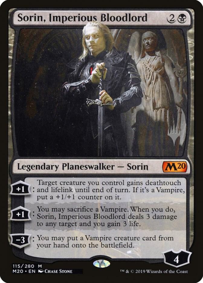 Sorin, Imperious Bloodlord [Promo Pack: Core Set 2020] 115