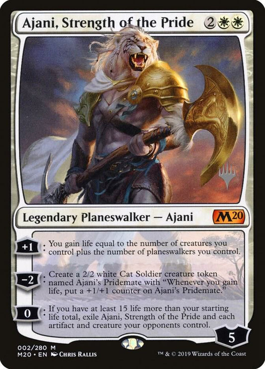 Ajani, Strength of the Pride [Promo Pack: Core Set 2020] 2