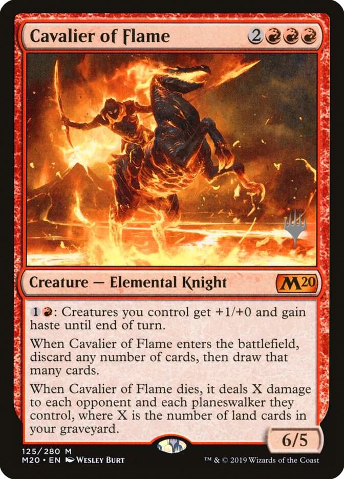 Cavalier of Flame [Promo Pack: Core Set 2020] 125