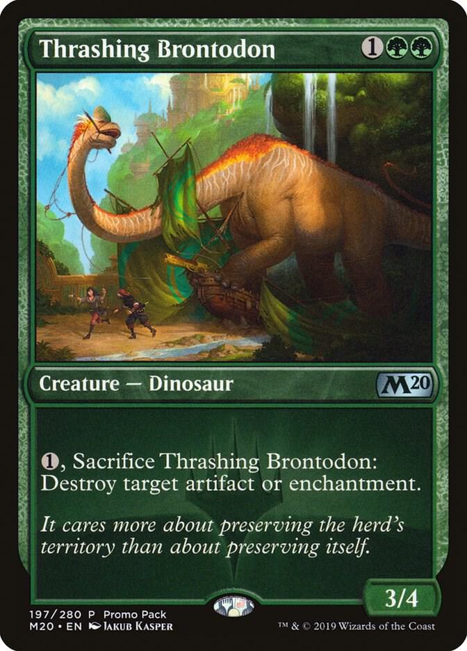 Thrashing Brontodon [Promo Pack: Core Set 2020] 197