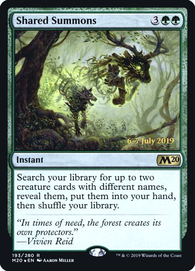 Shared Summons [Prerelease Cards] 193