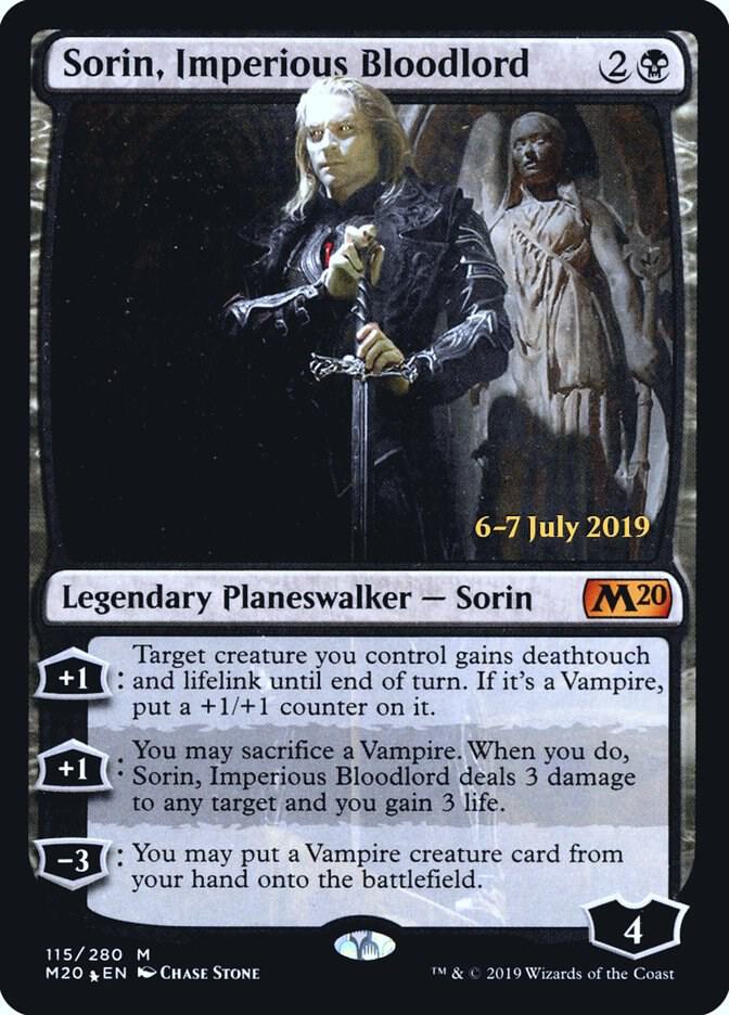 Sorin, Imperious Bloodlord [Prerelease Cards] 115