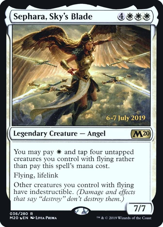 Sephara, Sky's Blade [Prerelease Cards] 36