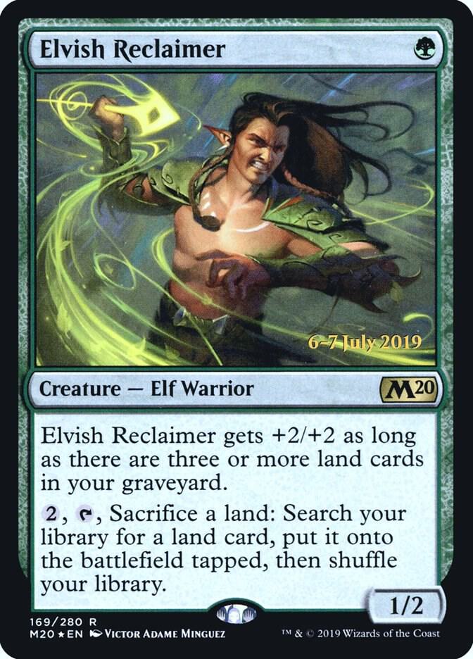Elvish Reclaimer [Prerelease Cards] 169