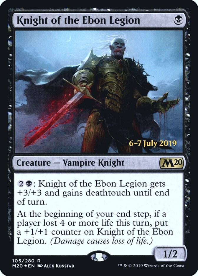 Knight of the Ebon Legion [Prerelease Cards] 105