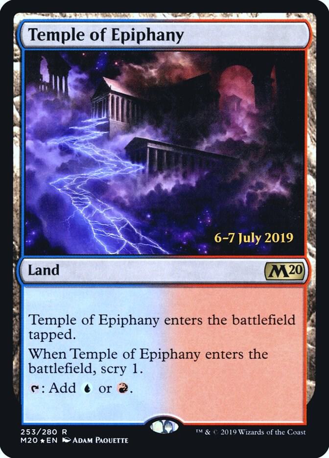 Temple of Epiphany (M20) [Prerelease Cards] 253