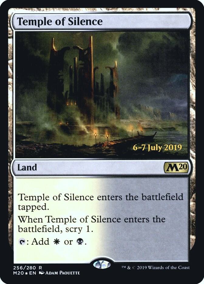 Temple of Silence (M20) [Prerelease Cards] 256