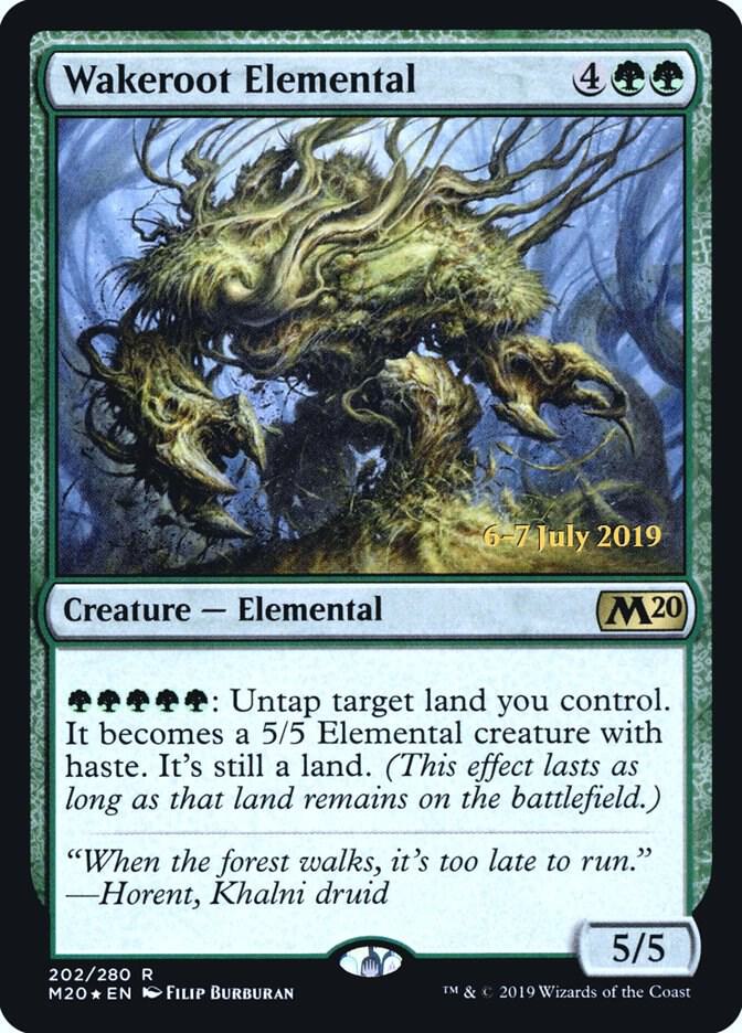 Wakeroot Elemental [Prerelease Cards] 202