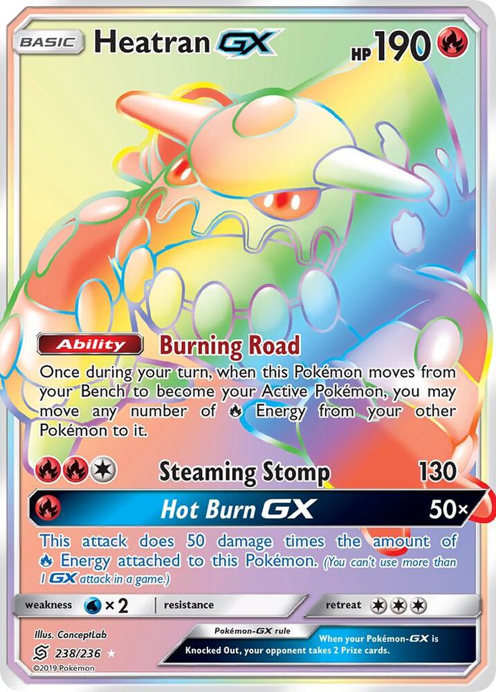 Heatran GX (Secret) [SM - Unified Minds] 238/236