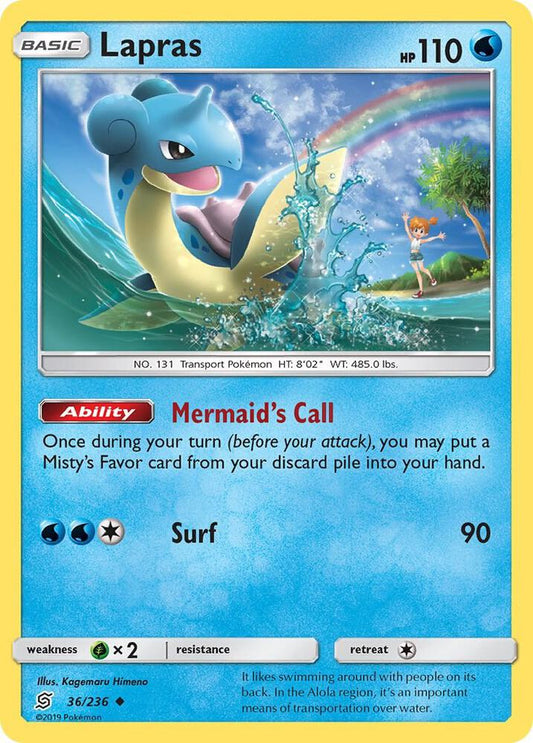 Lapras [SM - Unified Minds] 36/236