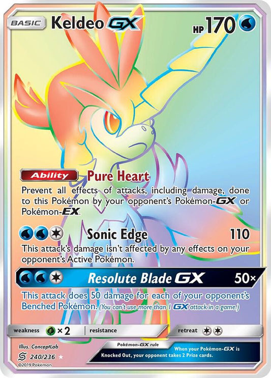 Keldeo GX (Secret) [SM - Unified Minds] 240/236