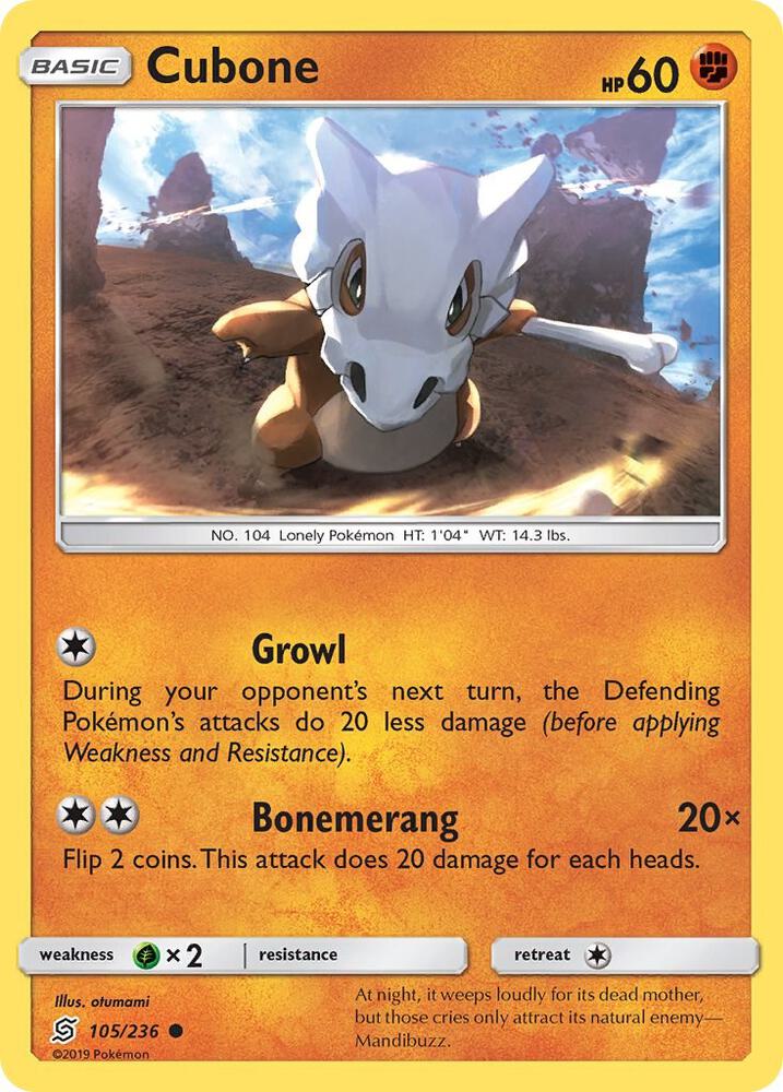 Cubone [SM - Unified Minds] 105/236