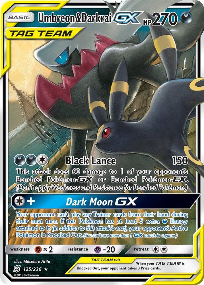 Umbreon & Darkrai GX [SM - Unified Minds] 125/236