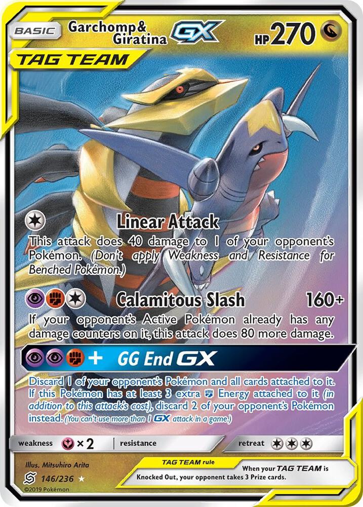 Garchomp & Giratina GX [SM - Unified Minds] 146/236