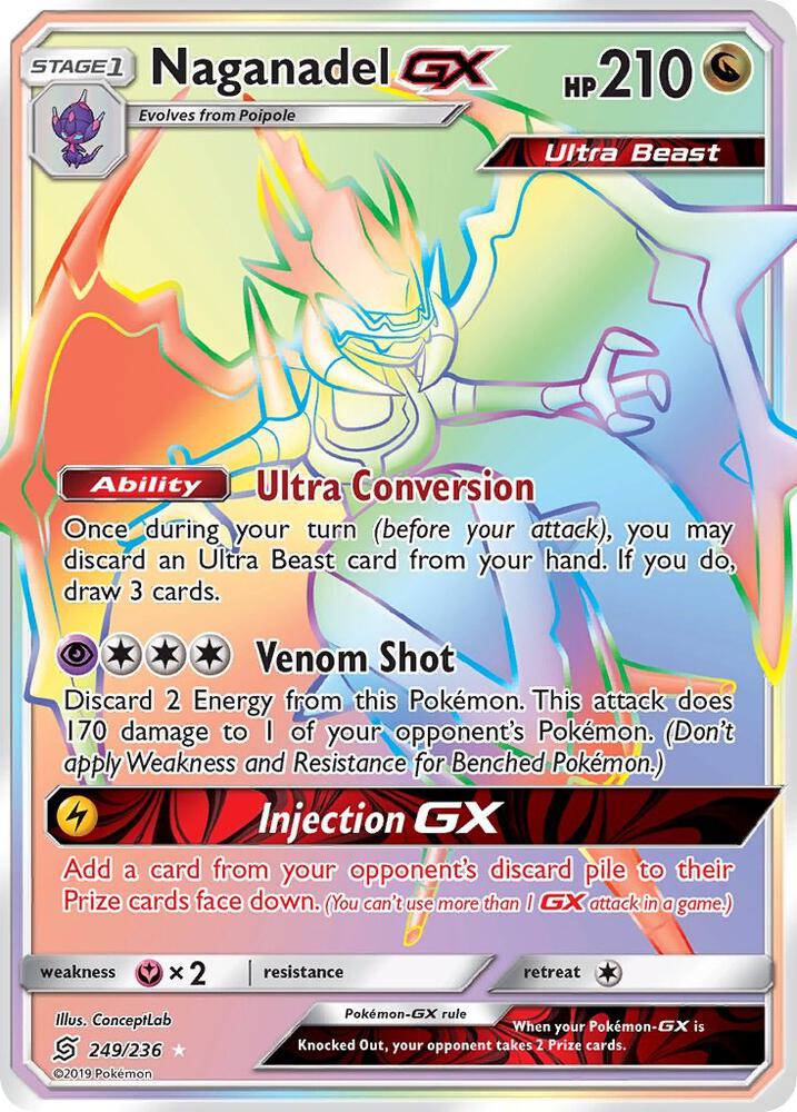Naganadel GX (Secret) [SM - Unified Minds] 249/236