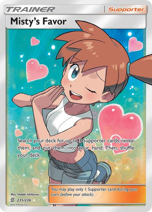 Misty's Favor (Full Art) [SM - Unified Minds] 235/236