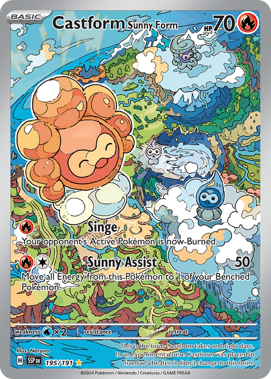 Castform Sunny Form - 195/191 Surging Sparks