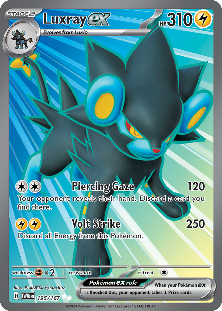 Luxray ex - 195/167 Twilight Masquerade