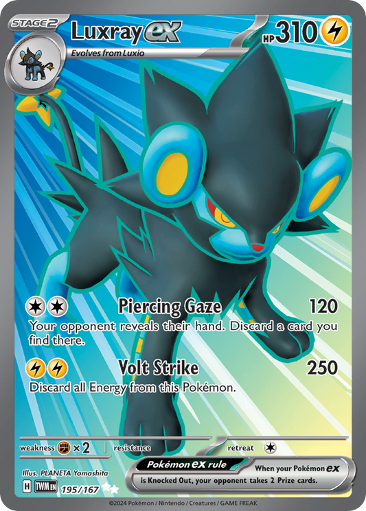 Luxray ex - 195/167 Twilight Masquerade