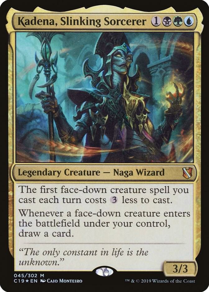 Kadena, Slinking Sorcerer [Commander 2019] 45