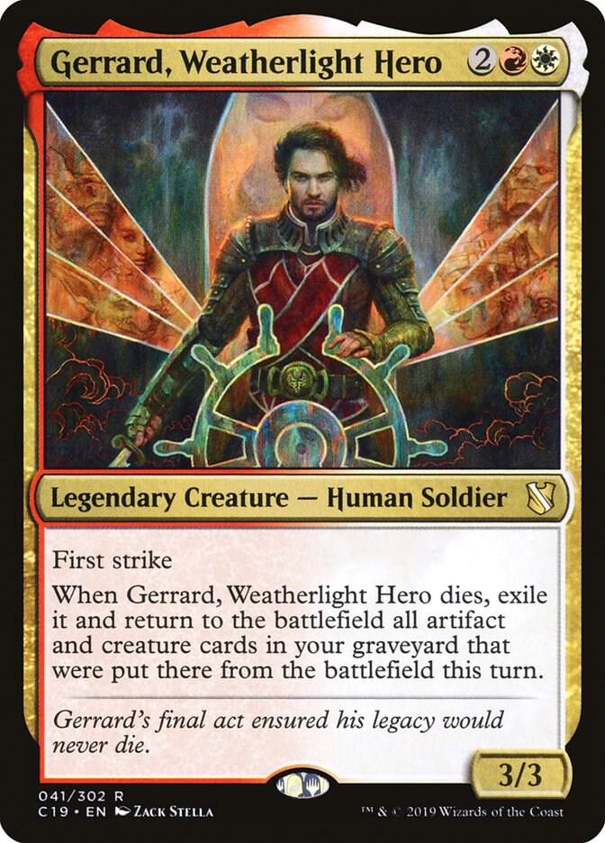 Gerrard, Weatherlight Hero [Commander 2019] 41