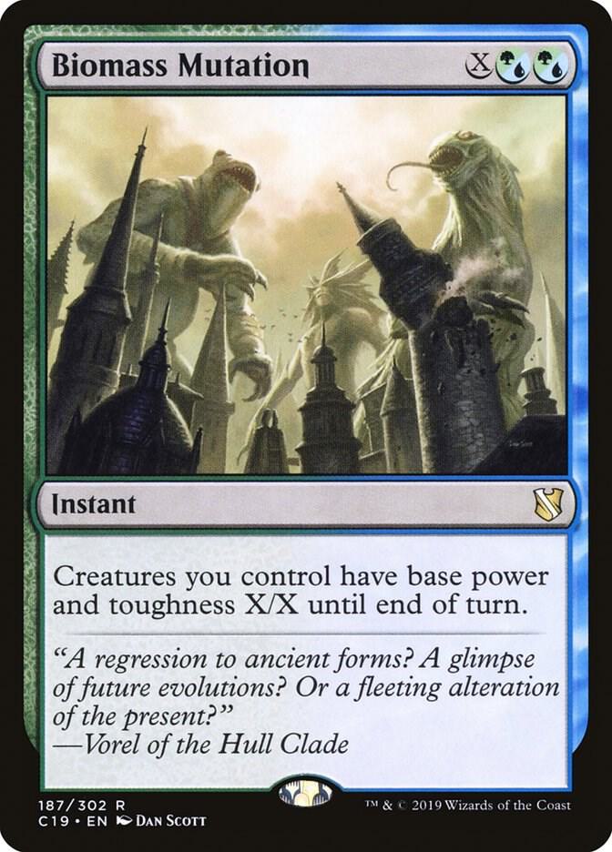 Biomass Mutation [Commander 2019] 187