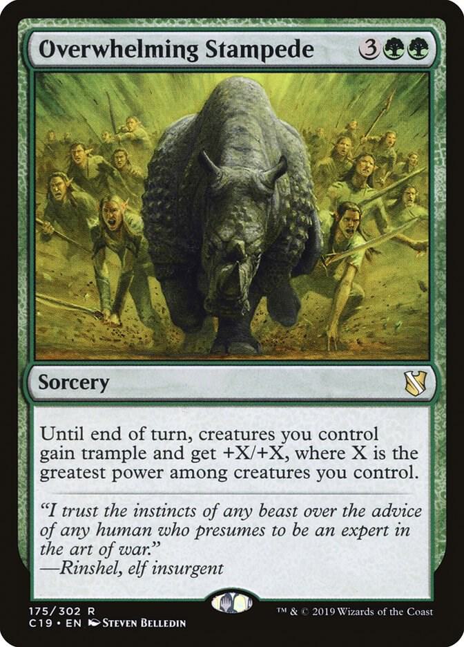 Overwhelming Stampede [Commander 2019] 175