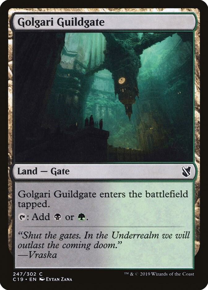 Golgari Guildgate [Commander 2019] 247
