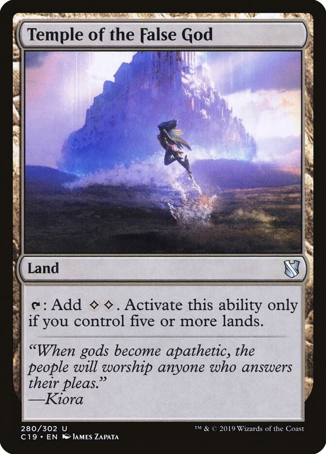 Temple of the False God [Commander 2019] 280