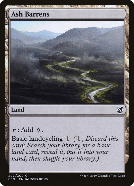Ash Barrens [Commander 2019] 227